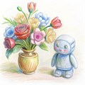 Наборы &quot;Игрушка + букет&quot;