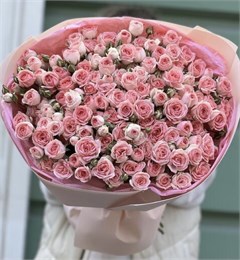 Кустовые розы Кейт в пленке (31шт) 965847