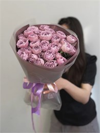 Кустовые розы Лавандер Баблс в упаковке (15шт) 8569009000